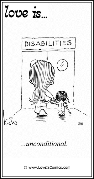 Love Is... unconditional.