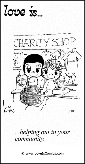 Love Is... helping out in your community.
