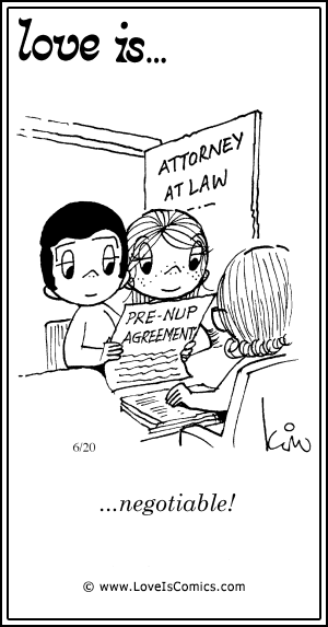 Love Is... negotiable!